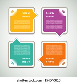 Vector Progress background / product choice or version