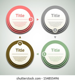Vector Progress Background / Product choice or Version. eps 10
