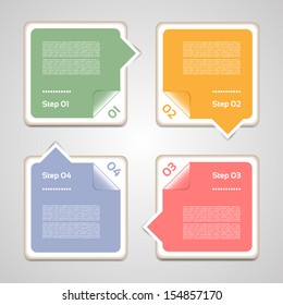 Vector Progress Background / Product choice or Version. eps 10