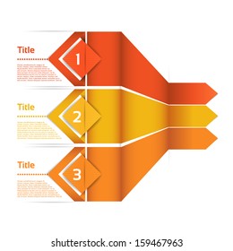 Vector Progress Background / Product Choice or Version. eps 10
