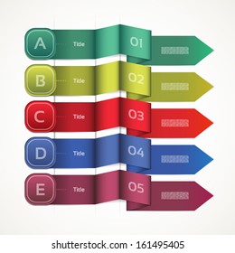 Vector Progress Background / Product Choice or Version. eps 10