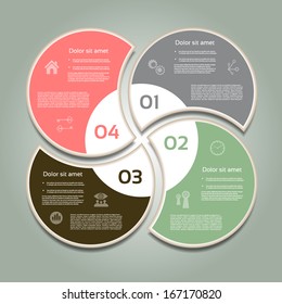 Vector Progress Background / Product Choice or Version. eps 10