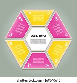 Vector Progress Background / Product choice or Version. eps 10
