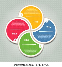 Vector Progress Background / Product Choice or Version. eps 10