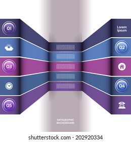 Vector Progress Background / Product Choice or Version. eps 10