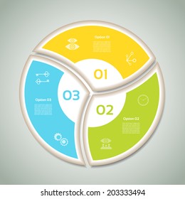 Vector Progress Background / Product Choice or Version. eps 10