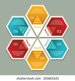 Vector Progress Background / Product Choice or Version. eps 10