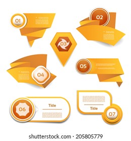 Vector Progress Background / Product Choice or Version. eps 10