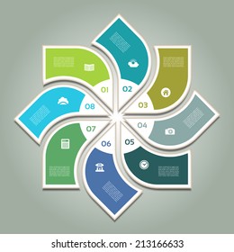 Vector Progress Background / Product choice or Version.Eps 10