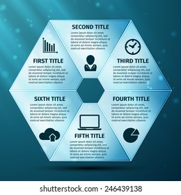 Vector Progress background, product choice or versions. infographics template