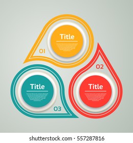 Vector Progress Background / Product Choice or Version. eps 10