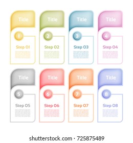 Vector Progress Background / Product choice or Version. eps 10
 