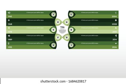Vector progress background. Template for diagram, graph, presentation and chart. Business concept with 10 options, parts, steps or processes. Abstract background. eps 10
