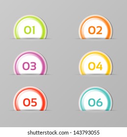 vector progress icons