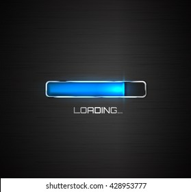 Vector Progress Loading Bar.