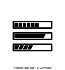 vector progress loading bar, loading icon, loading illustration