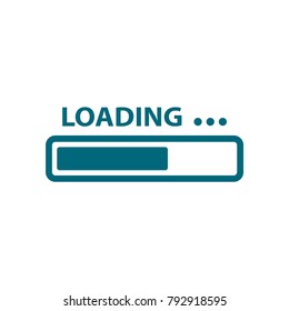 vector progress loading bar, loading icon, loading illustration 