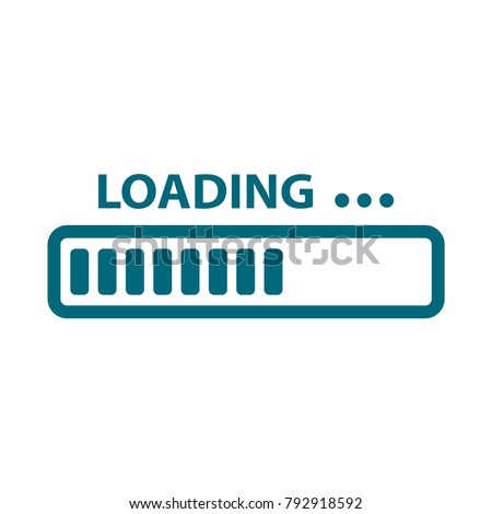 vector progress loading bar, loading icon, loading illustration 