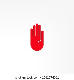 Vector prohibiting road signs on white background isolated