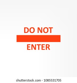 Vector prohibiting road signs on white background isolated