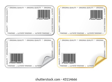 pegatinas de tienda de promoción vectorial