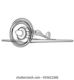 vector propeller plane