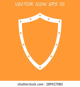 Vector protection icon, isolated eps 10  illustration