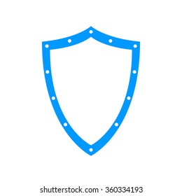 Vector protection icon, isolated eps 10  illustration