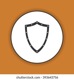 Vector protection icon, isolated eps 10  illustration
