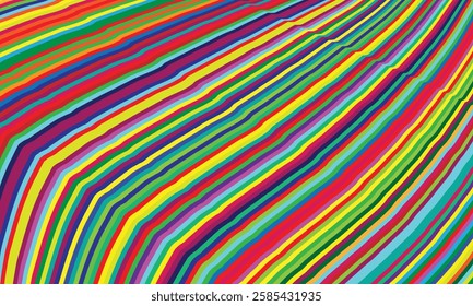 The vector background’s psychedelic design, featuring multiple colorful circles, brings a playful and energetic vibe to any project.