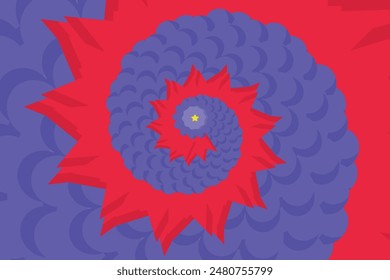 vector psychedelic optical illusion wallpaper or background