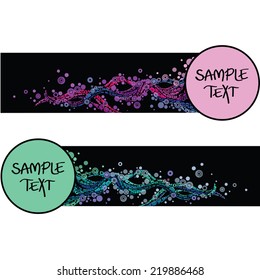 Vector psychedelic pattern. Psychedelic circles. Vector pattern