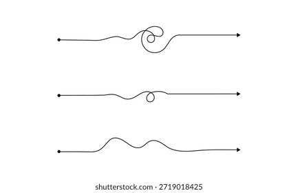 Vektorpsychotherapie komplexe Chaos Chaos und Ordnung Pfad. Unübersichtlich gezeichnete Skizze Zweck einfache Kugel Konzept Kritzeln. Chaos Knotenlinie Psychotherapie kontinuierliche Vektorgrafik Kunst. EPS 10 .