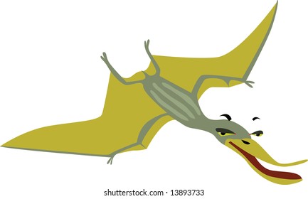 diseño de pterodaustro vectorial: serie de dinosaurios