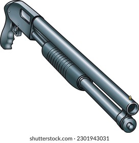 vector pump action shotgun pump-gun