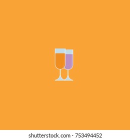 vector pumpkin and grape juice illustration. juice icon. can use for food and party topic. pumpkin juice and grape juice