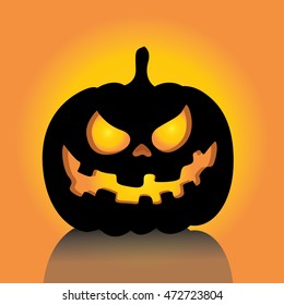 Vector of pumpkin for Halloween