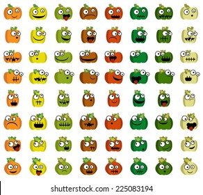 vector pumpkin icons