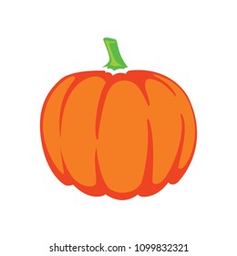 ilustración de calabaza vectorial aislada, símbolo de fiesta de Halloween