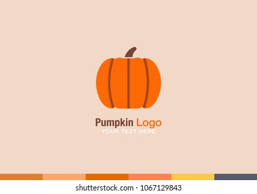 vector pumpkin logo