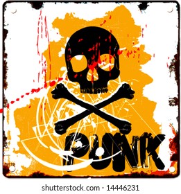 vector punk style  background
