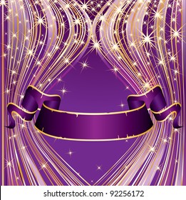 fondo morado vectorial en blanco para festividades o celebración