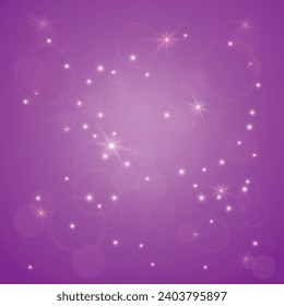 Vector purple bokeh background design.