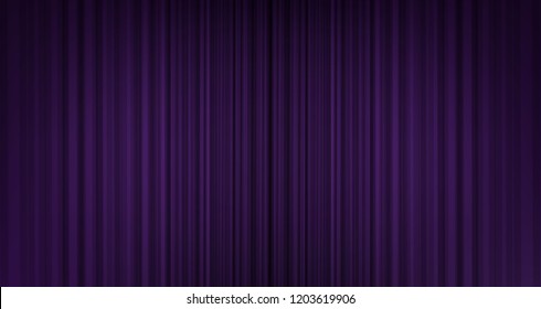 Vector purple curtain background with Stage light,modern style.