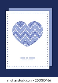 Vector purple drops chevron heart symbol frame pattern invitation greeting card template