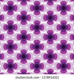 Vector purple floral pattern background