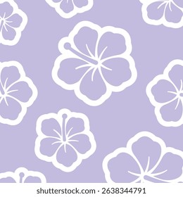 Vector Purple Flower Background Wallpaper
