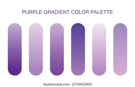 Paleta colores degradado púrpura
