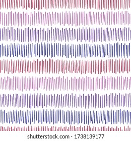 Vector purple gradient seamless pattern. Creative hand drawn horizontal stripes. Grunge texture for textile, wallpaper, packaging.