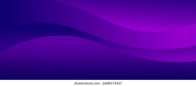 Vector purple line background curve element with white space for text and message design, overlapping layers, vector